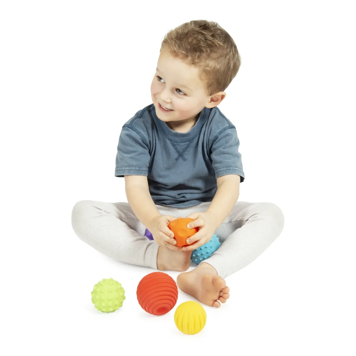 Shapes & Textures Sensory Balls, 6 pcs