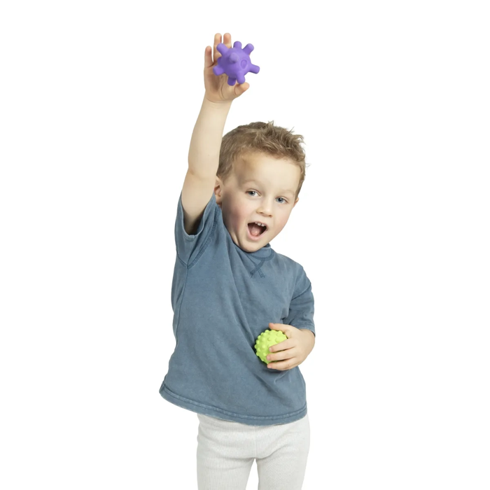 Shapes & Textures Sensory Balls, 6 pcs