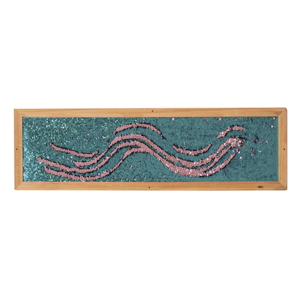 Mark Making Sequin Long Board - Blue/Pink, 1 pc