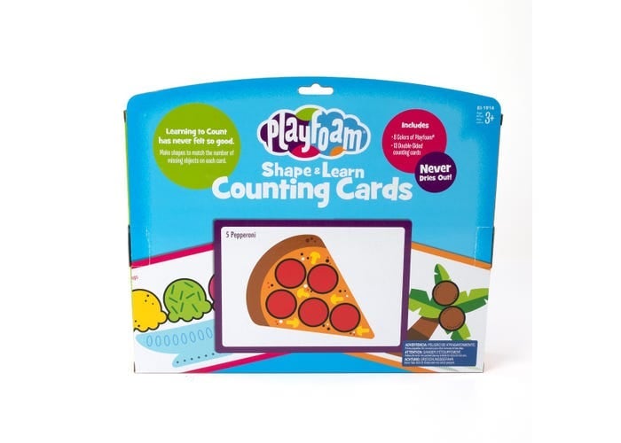 Playfoam - Shape & Learn Counting Cards