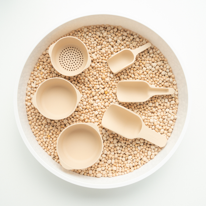 Scoops for Sensory Play - Natural, 3 pcs