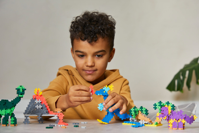 Plus-Plus - Learn to Build Dinosaurs, 600 pcs