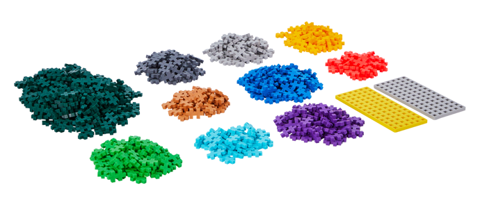 Plus-Plus - Learn to Build Dinosaurs, 600 pcs