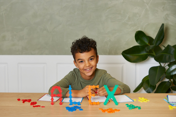 Plus-Plus - ABC & 123 Mix Tub, 2000 pcs