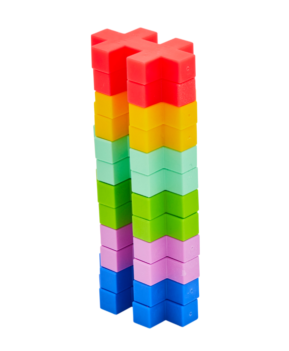 Plus-Plus BIG - Tropical, Tube with 15 pcs