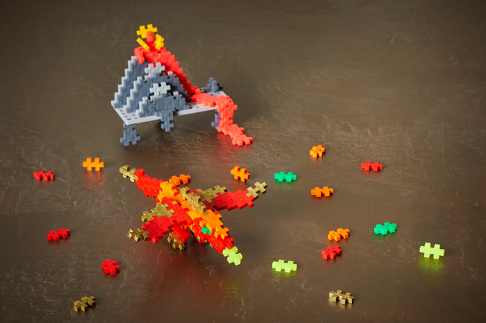 Plus-Plus - Dragon, Tube with 100 pcs