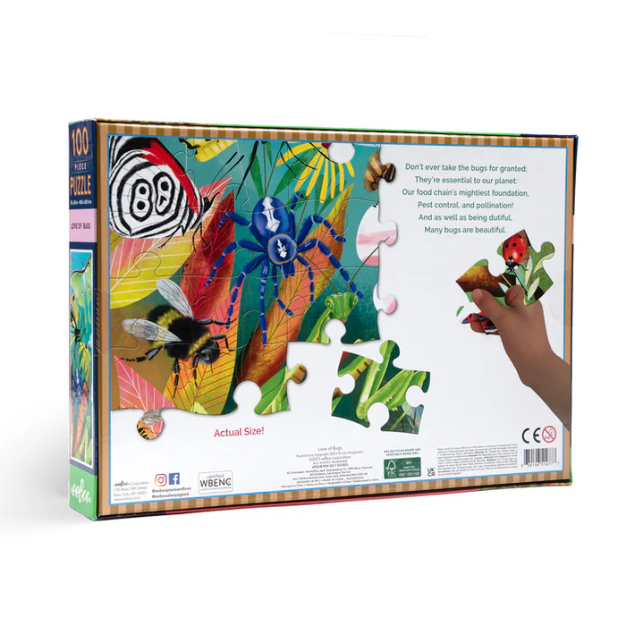 Puzzle - Love of Bugs, 100 pcs