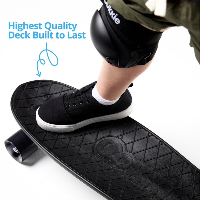 Ookkie Learner Skateboard - Black