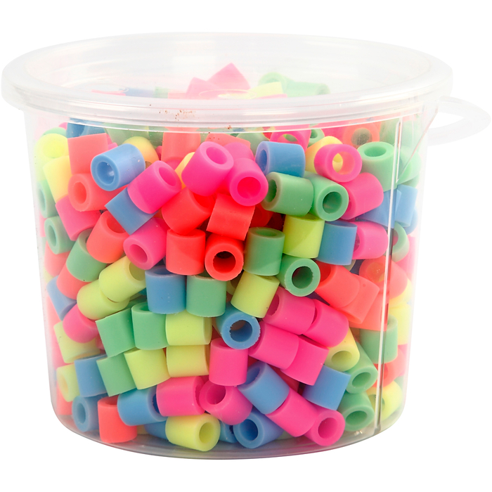 Maxi Fuse Beads - Pastel Colours, 550 pcs