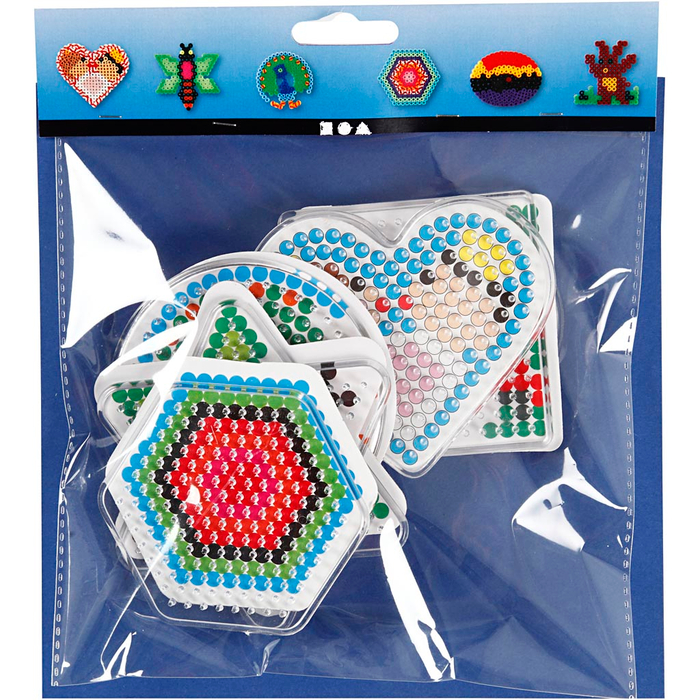 Midi Pegboards - Shapes, 6 pcs