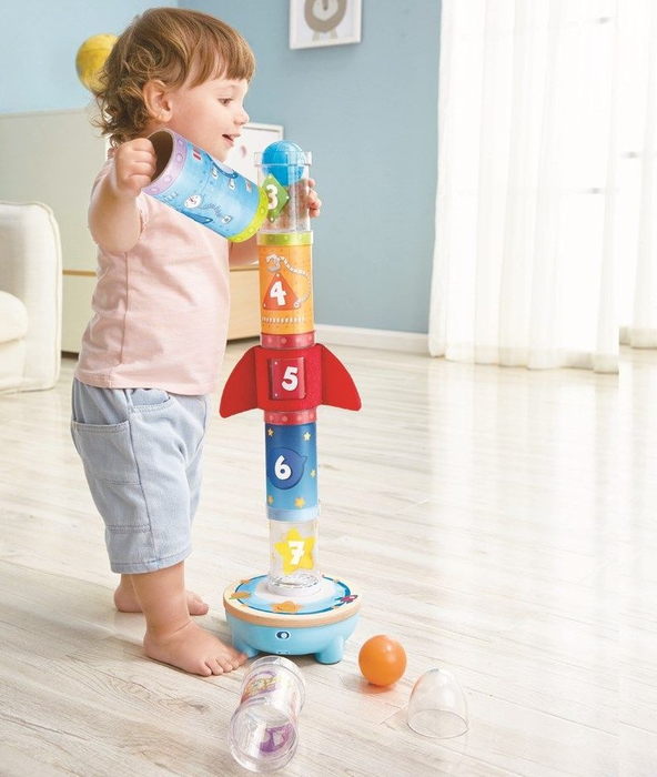 Stacking Rocket with Flying Ball