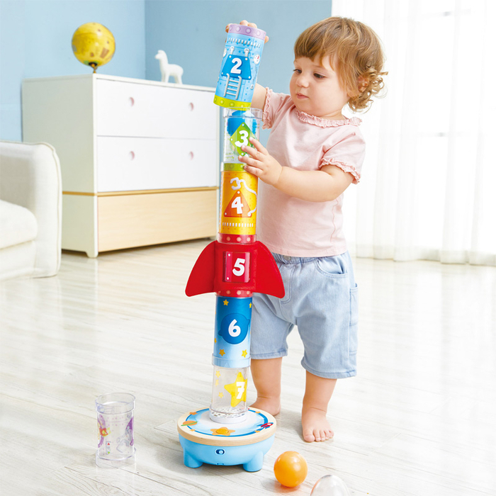 Stacking Rocket with Flying Ball