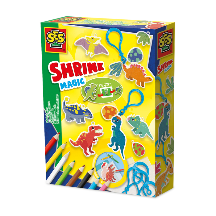 Shrink Plastic - DIY Dinosaur Keyrings