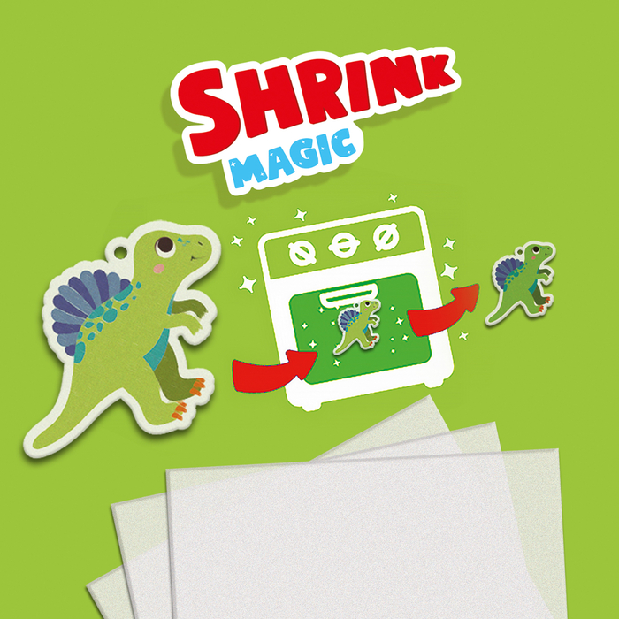 Shrink Plastic - DIY Dinosaur Keyrings