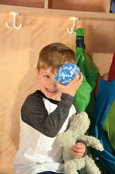 Squishy Cooling Sensory Ball Ø10 cm - Blue/White