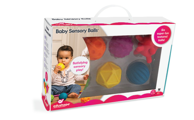 Sensory Mini Balls, 6 pcs