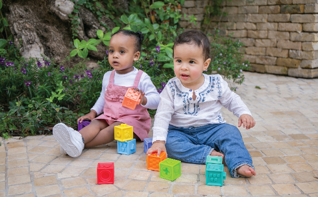 Textured Sensory Blocks, 10 pcs