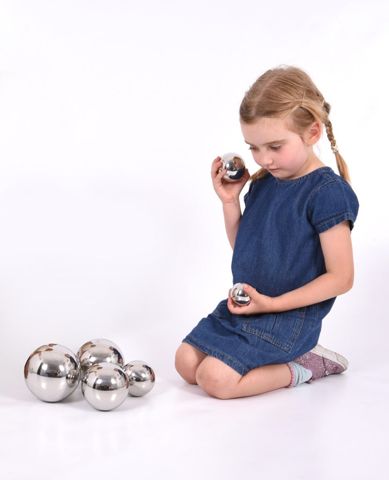 Sensory Steel Sound Balls, 7 pcs
