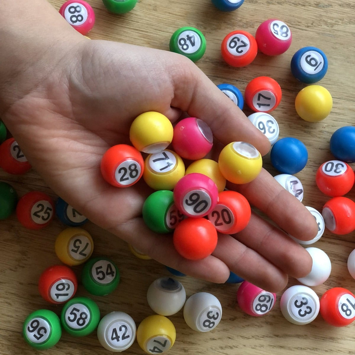 Raffle Accs. - Numbered Bingo Balls, 90 pcs