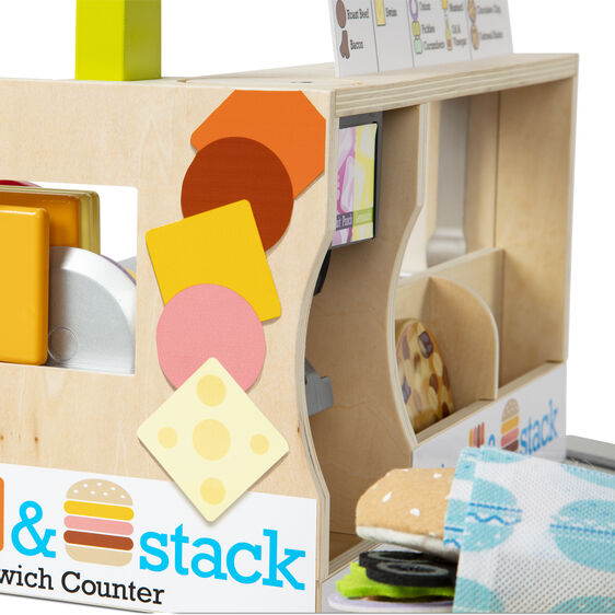 Slice & Stack Sandwich Counter, 56 pcs