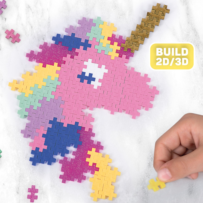 Plus-Plus - Learn to Build Unicorns, 275 pcs