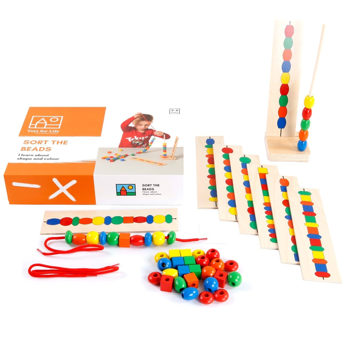 Sort the Beads - Shape and Colour
