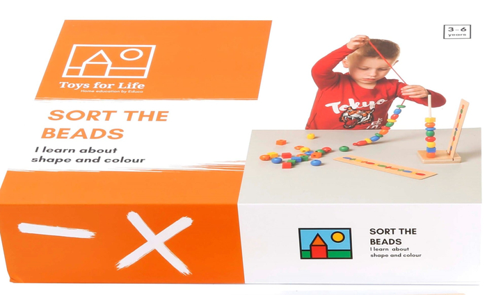 Sort the Beads - Shape and Colour