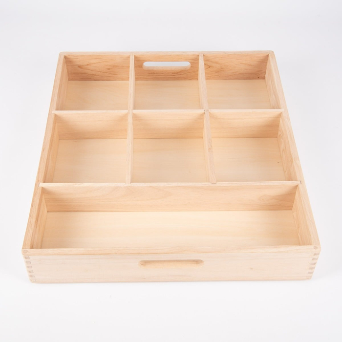 Wooden Sorting Tray, 7 Way