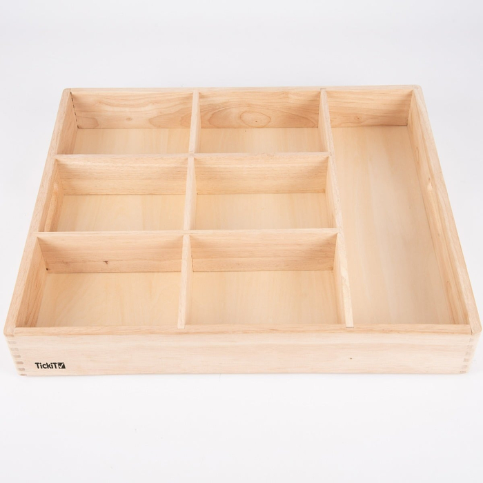 Wooden Sorting Tray, 7 Way