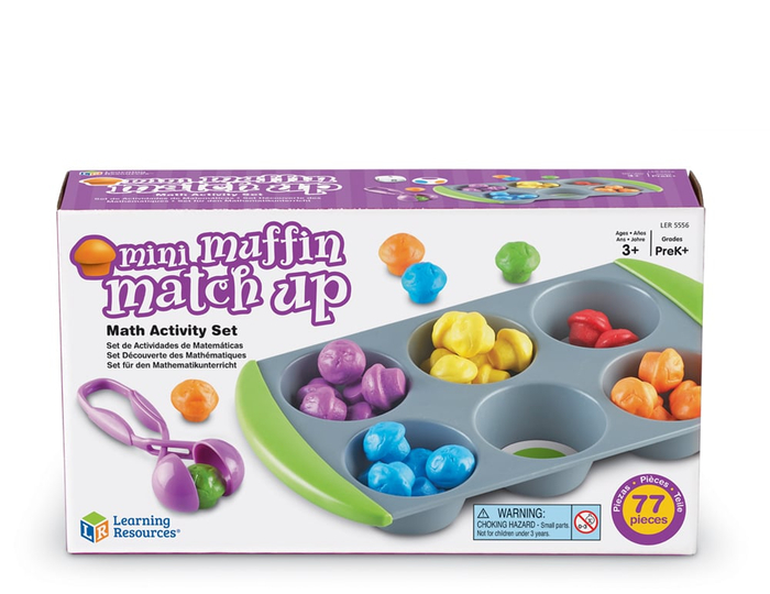 Mini Muffin Match Up Math Activity Set