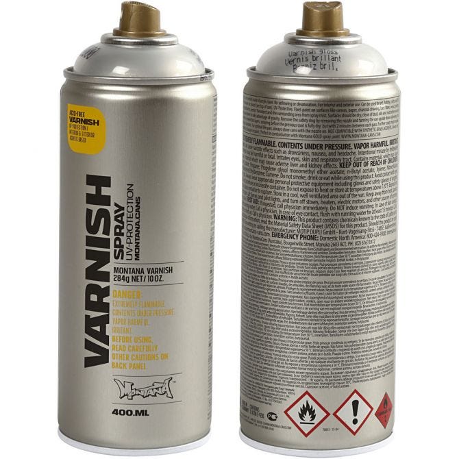 Varnish Spray 400 ml - Glossy