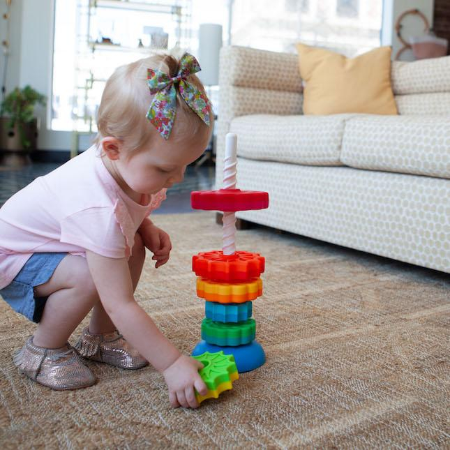 SpinAgain Spinning Stacking Toy