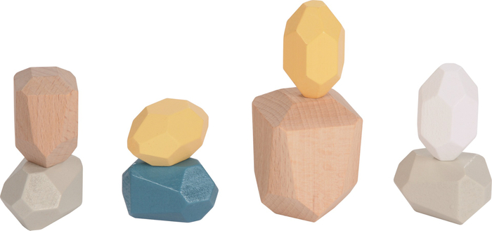 Wooden Stacking Stones, 36 pcs