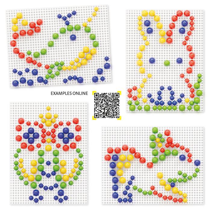 Mosaic Pegboard FantaColor, 100 pcs