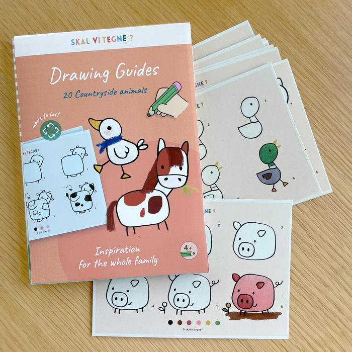 How to Draw Farm Animals (Ages 4+)