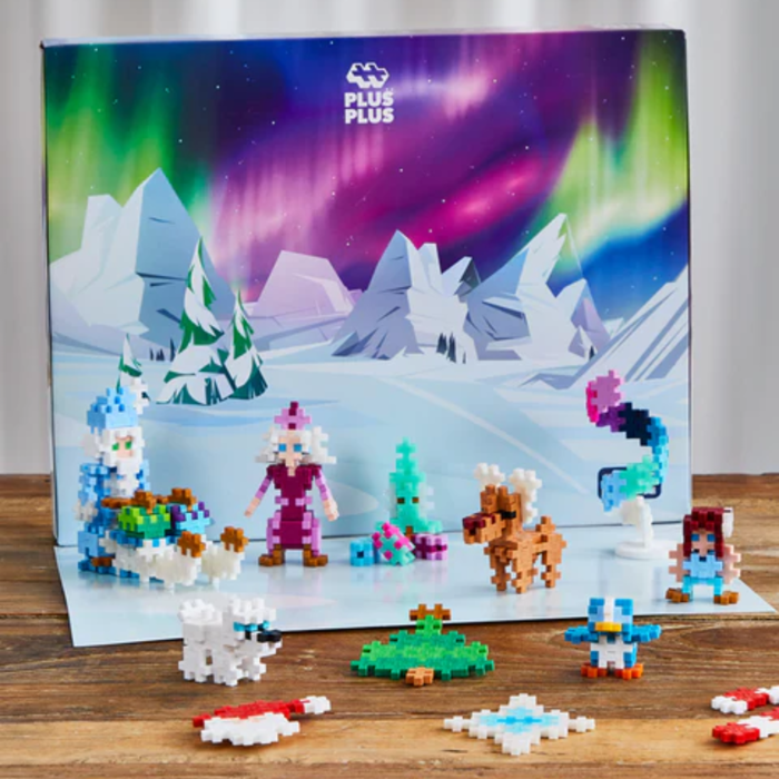 Plus-Plus Northern Lights Advent Calendar, 600 pcs