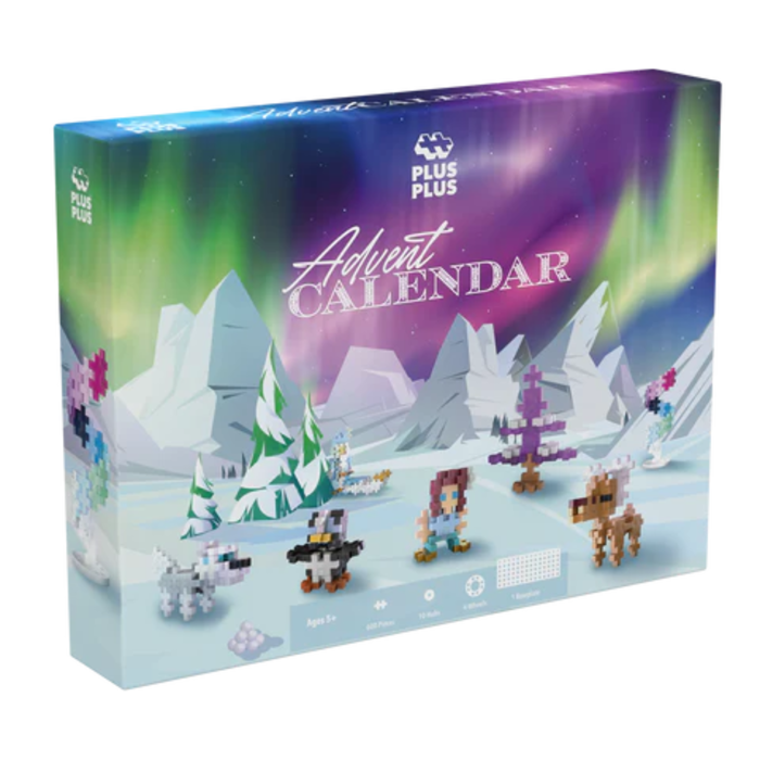 Plus-Plus Northern Lights Advent Calendar, 600 pcs