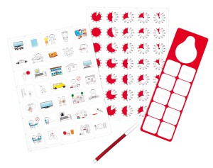 Time Timer - Magnetic Pictograms, Starter Set