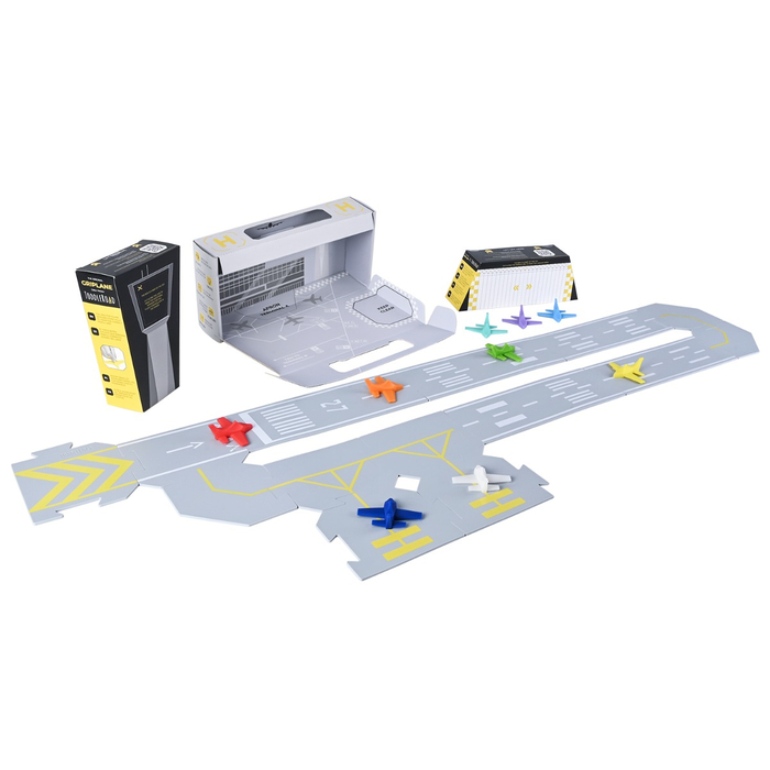 ToddleRoad Griplane Hangar Set with 3 Planes