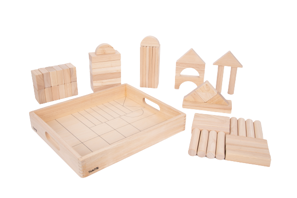Wooden Jumbo Blocks, 54 pcs