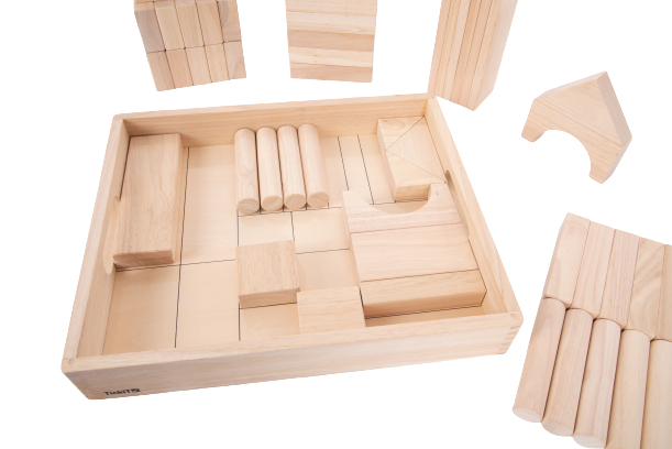 Wooden Jumbo Blocks, 54 pcs