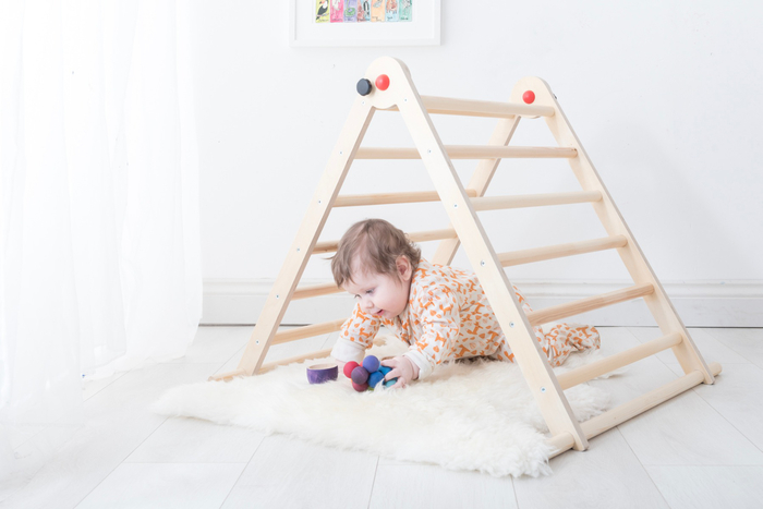Triclimb Triangle Climbing Frame - Natural