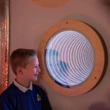 Light-Up Infinity Circle Mirror Ø50 cm