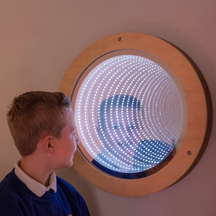 Light-Up Infinity Circle Mirror Ø50 cm