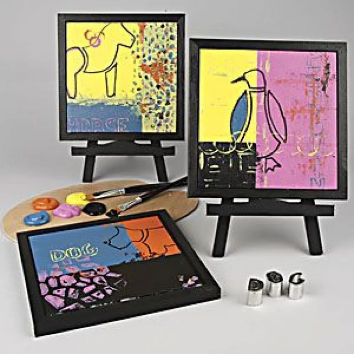 Floating Frame with Canvas 20x20 cm, 1 pc