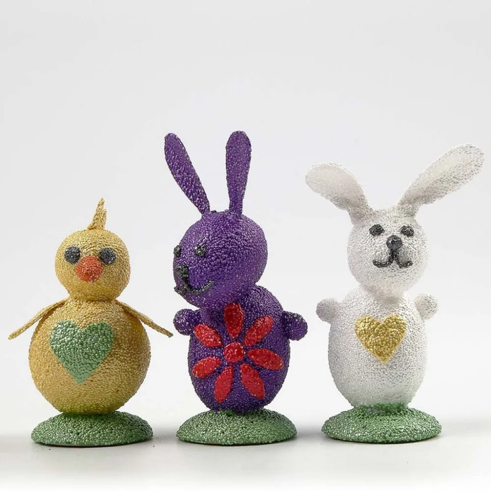 Polystyrene Eggs - 6 small & 4 large