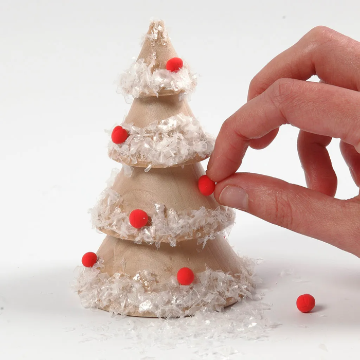 Artificial Snow - White Glitter, 3 x 27 ml