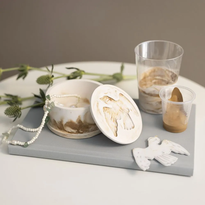 Resin Casting - Jar with Lid, 1 pc
