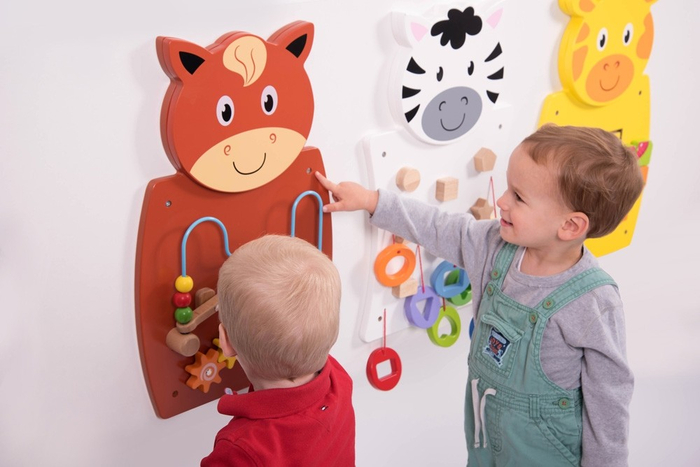 Activity Wall Panels - Animal Friends, 3 pcs