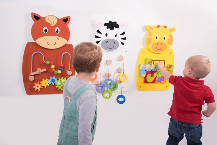 Activity Wall Panels - Animal Friends, 3 pcs